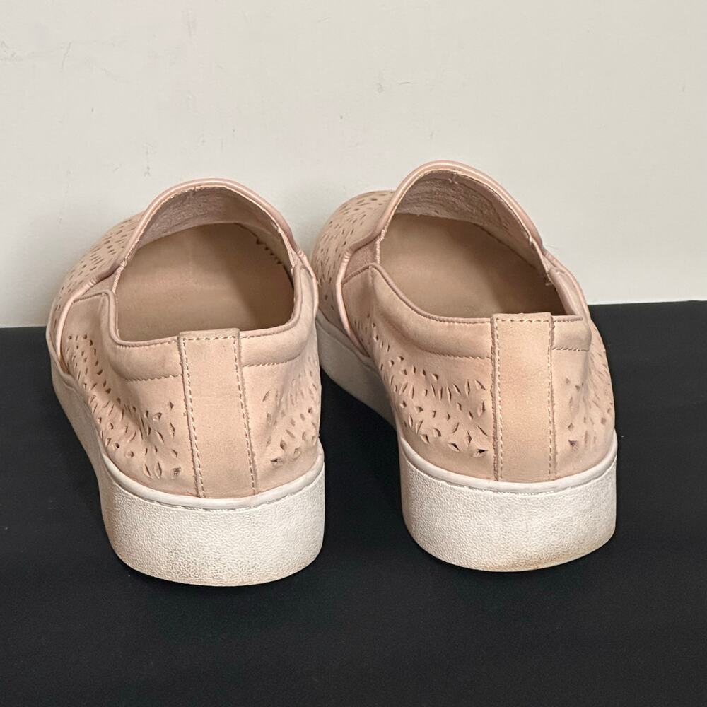 Vionic Splendid Midi Pink Perforated Slip On Sneakers Concealed Ortho Arch Sz 9 - Picture 5 of 9